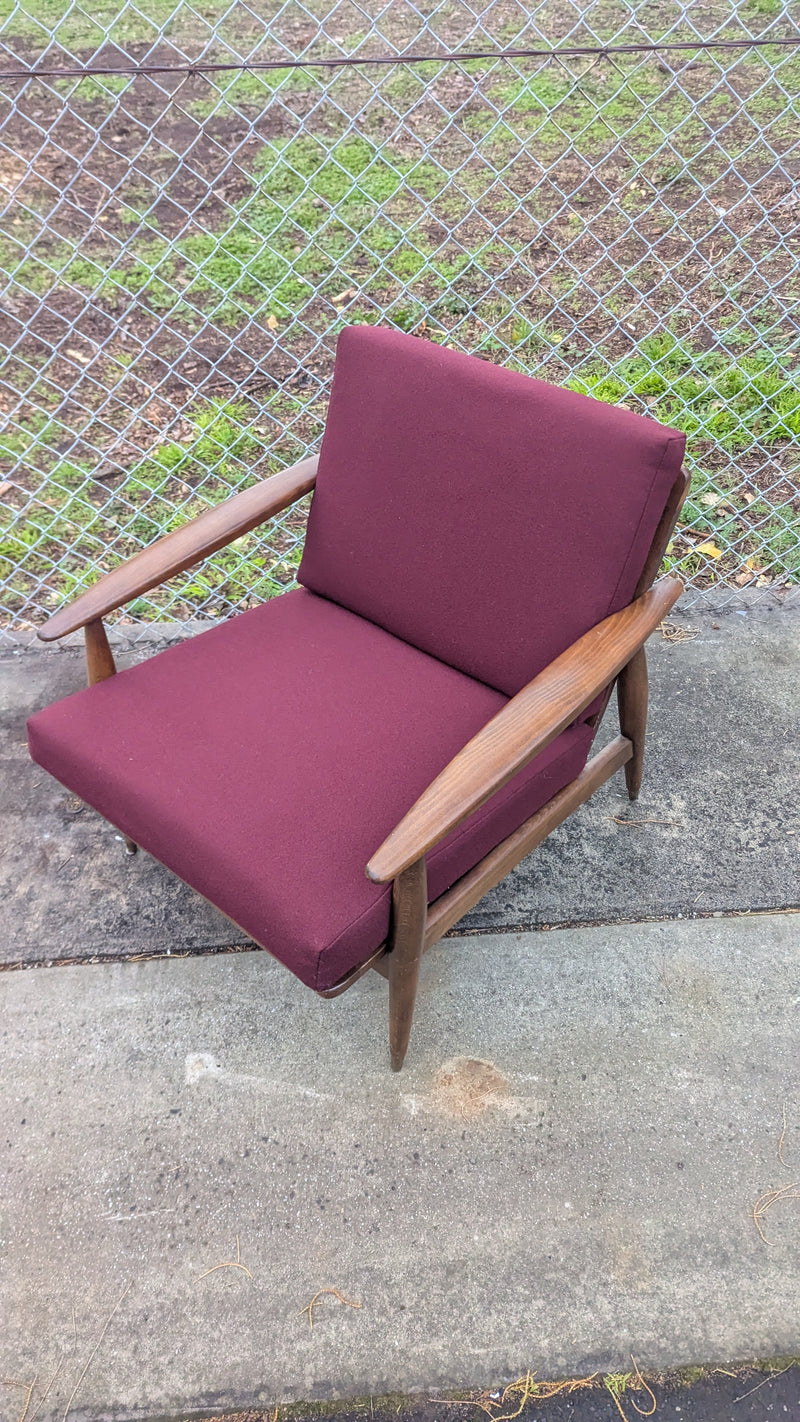 Restoration of mid century armchair made in Japan