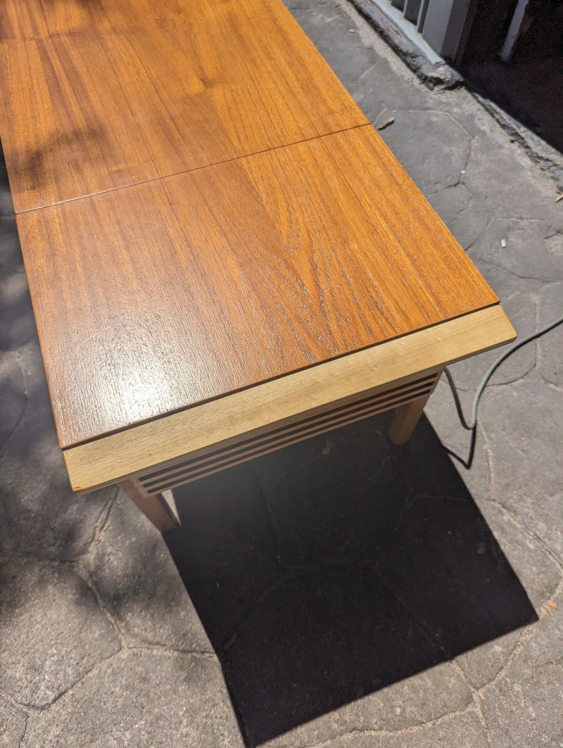 AWA cappuccino Radiogram mid century golden teak