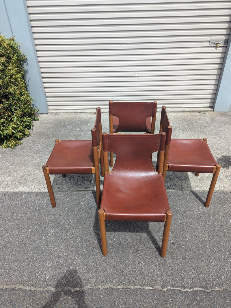 Authentic Flervilla dining chairs choose your own leather