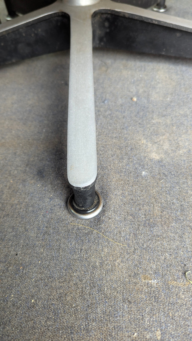 Restoration of original Charles Eames pair of armchairs and ottoman original Herman Miller 1970s