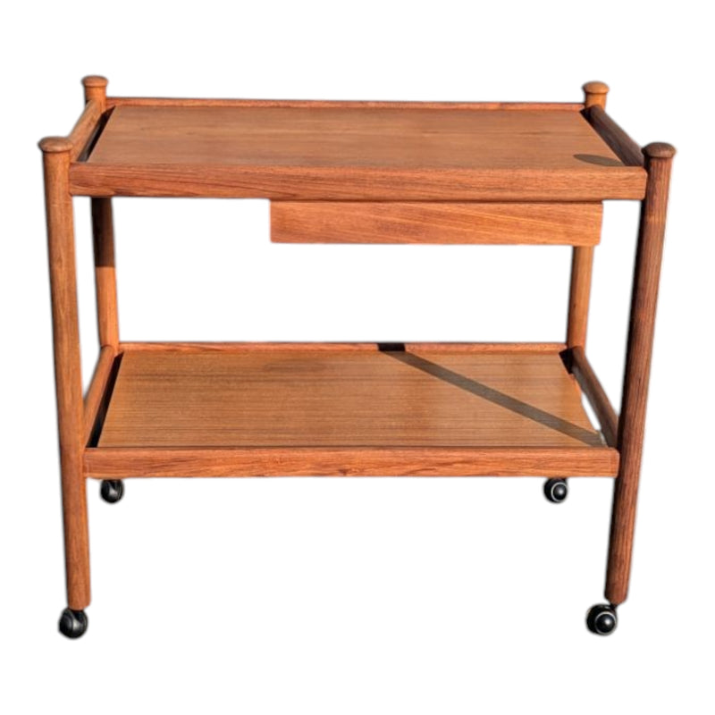 Authentic Genuine Bar Tea Trolley Parker 1960s MCM furniture