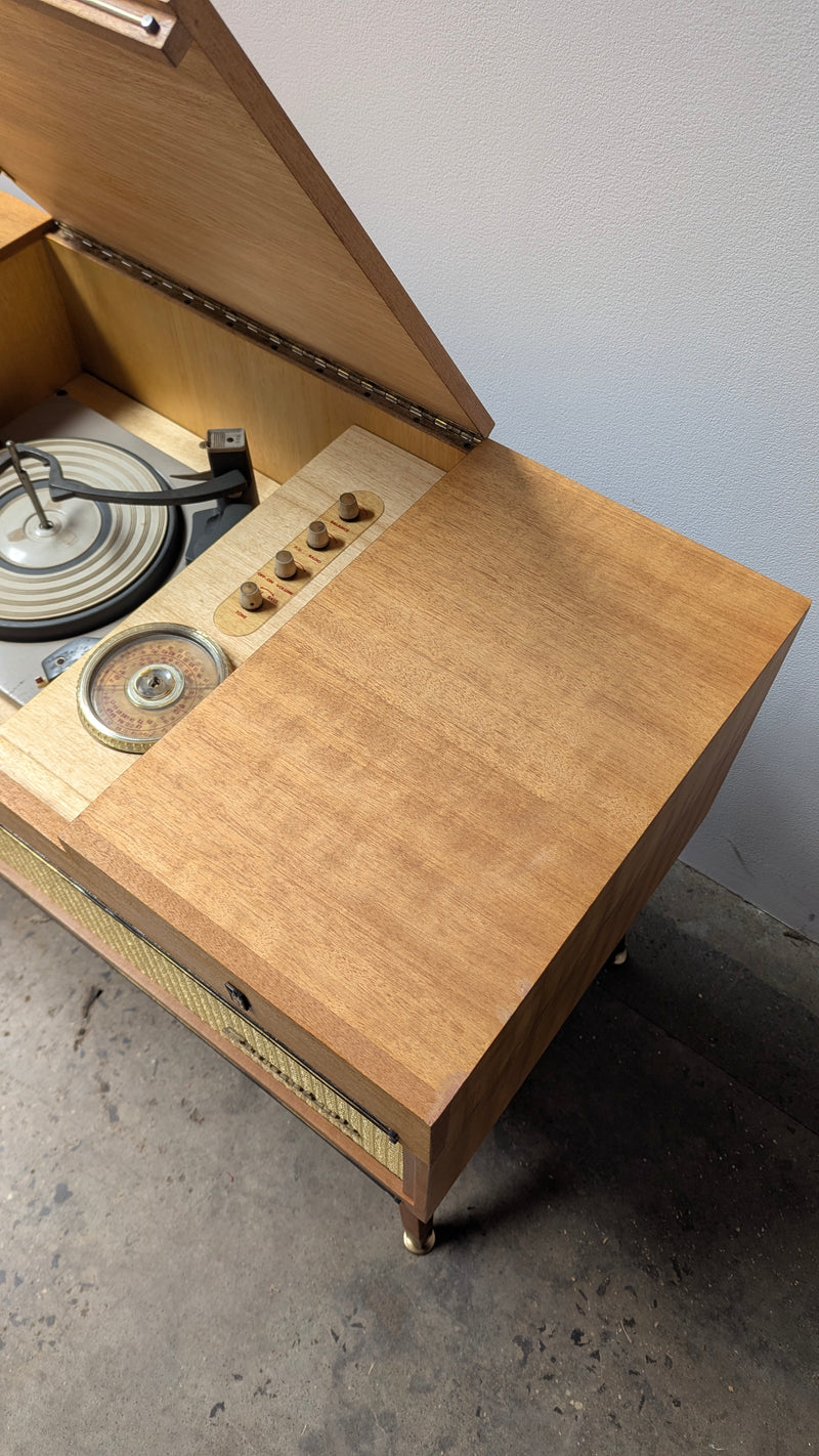 HG Palmer Radiogram mid century restored stereophonic model