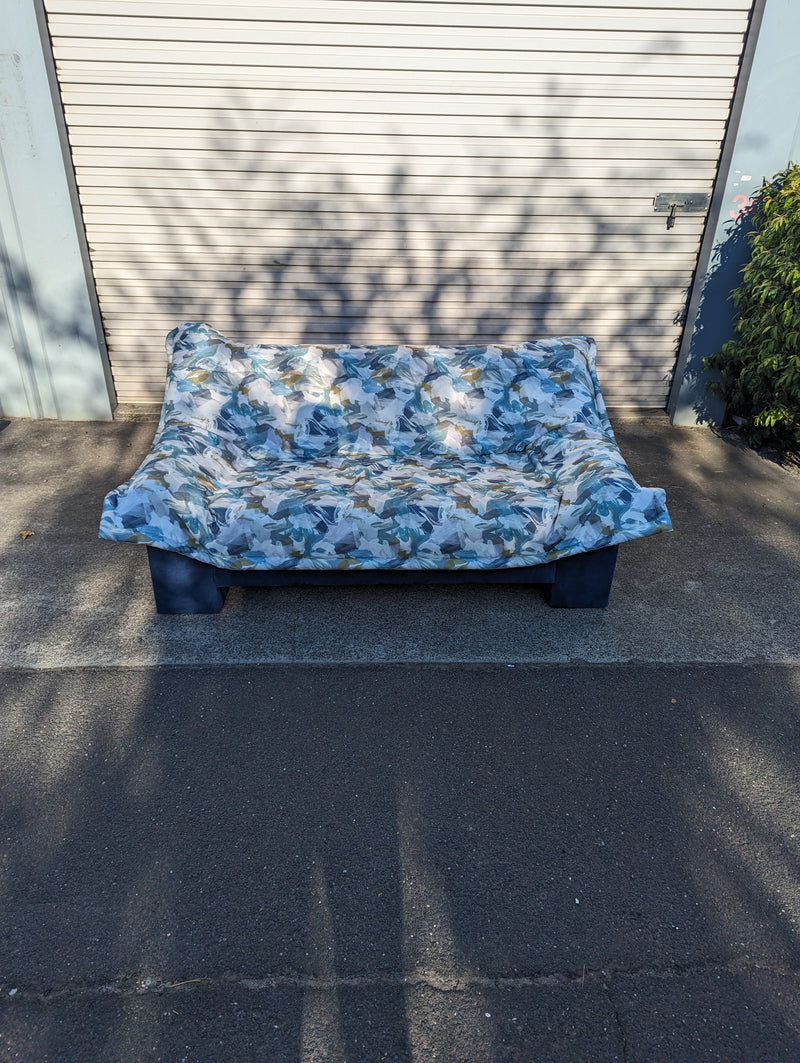 Mid century couch 1970s restored