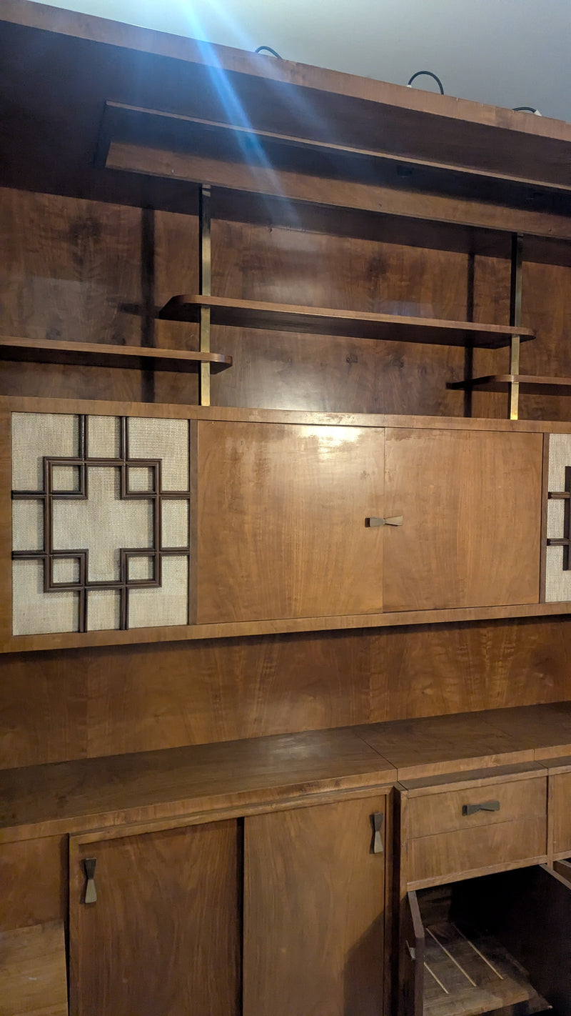 Rudowski MCM desk wall corner unit turntable radio sideboard 1965 bespoke rare