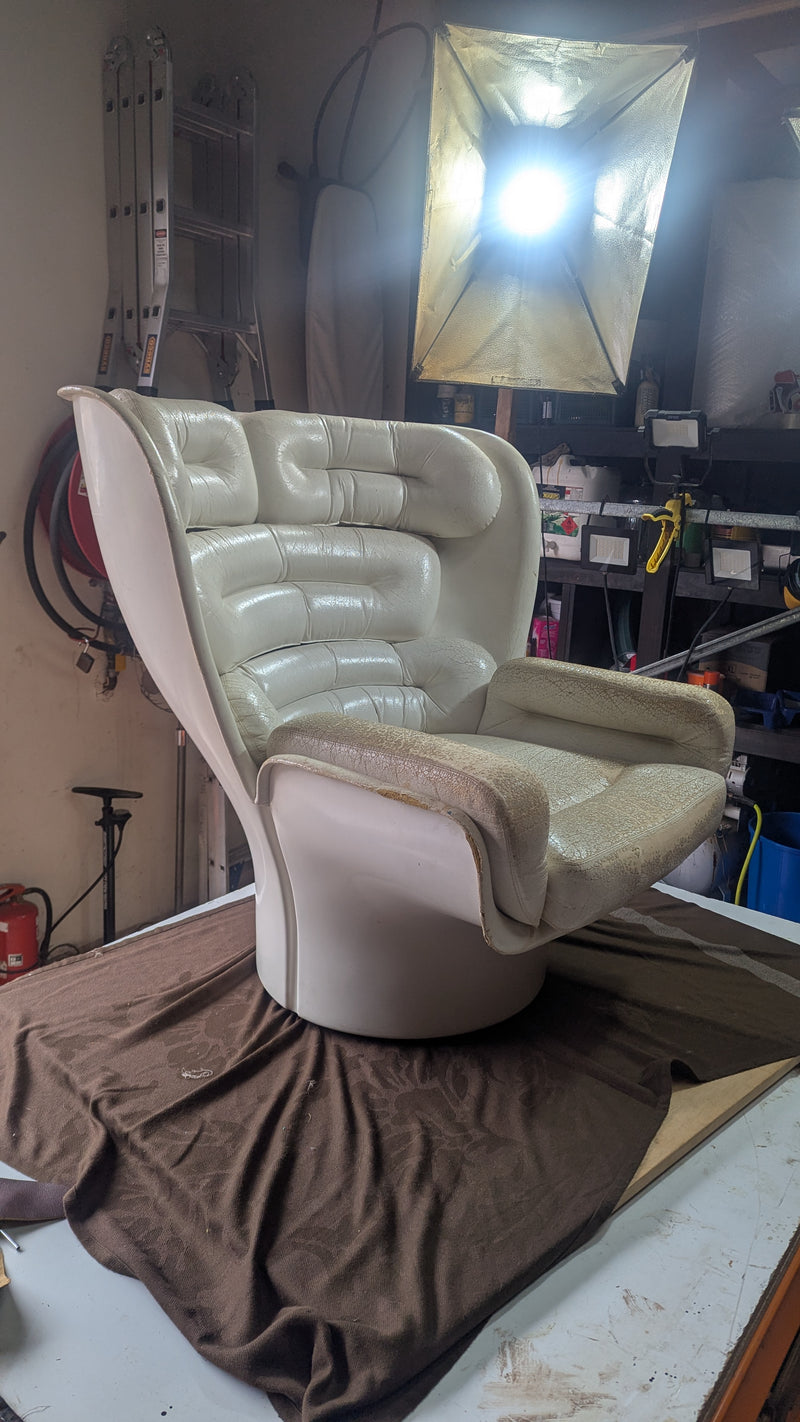 Restoration of original Joe Colombo armchair