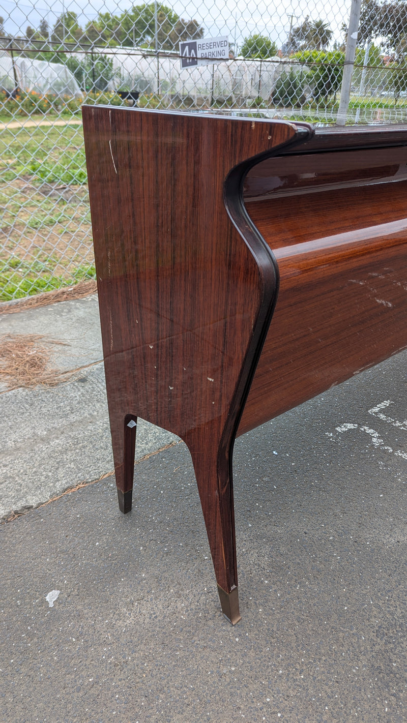 Osvaldo Borsani Rosewood Italian 1950s mid century sideboard hall table dresser