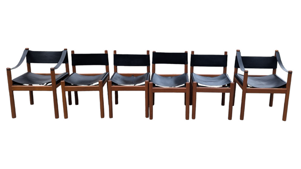 Authentic Featherston hob dining chairs X 6