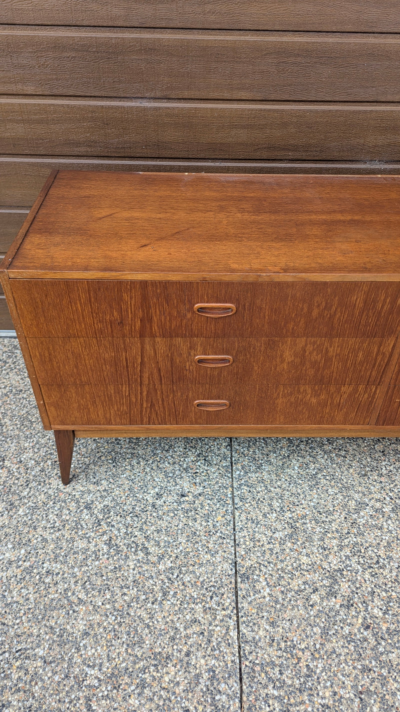 Parker style sideboard lowboy dresser mid century teak 1960s