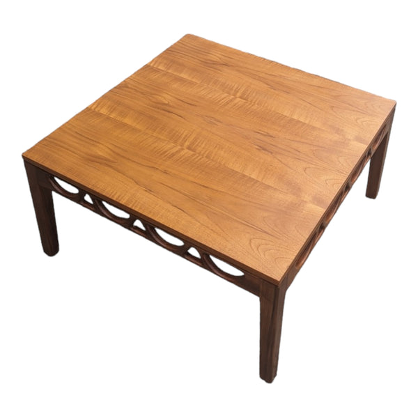 Original Avalon coffee table fully restored teak square large