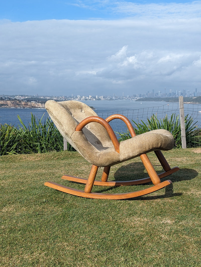Arnold Masden clam rocking chair 1960s original genuine