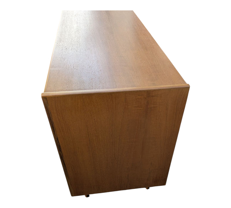 Parker Sideboard Authentic Nordic 1960s “Cats Eyes” Vintage teak MCM 2 door, 4 drawer version