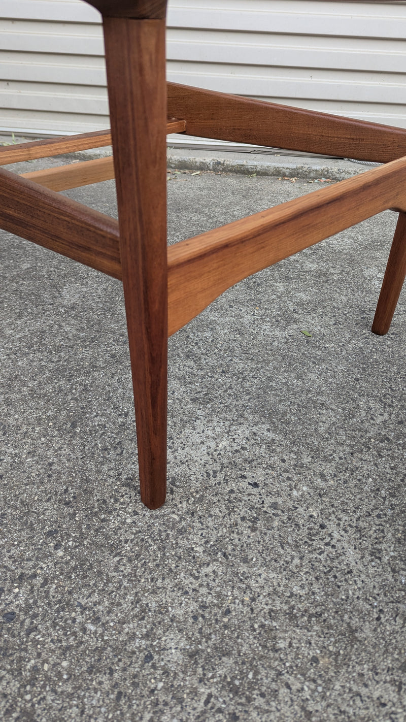 Restoration of Fler mid century Selberg armchair with Parker ottoman