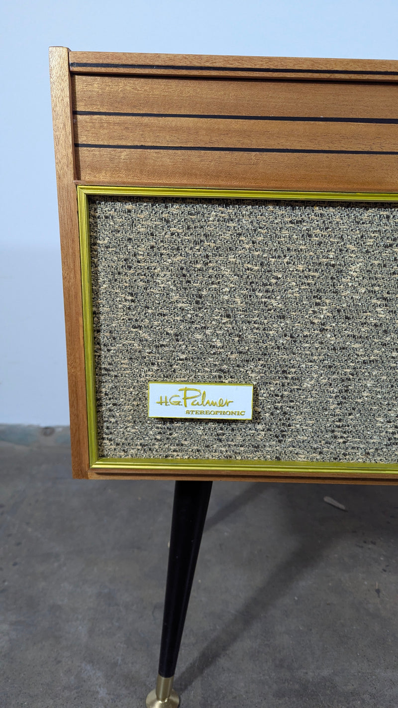 HG Palmer Radiogram mid century restored