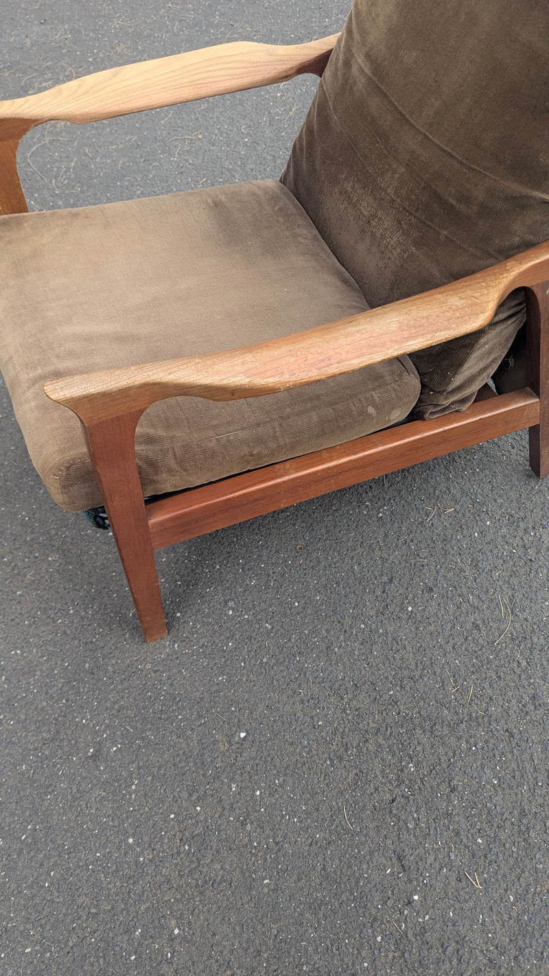 Restoration of mid century chair spring