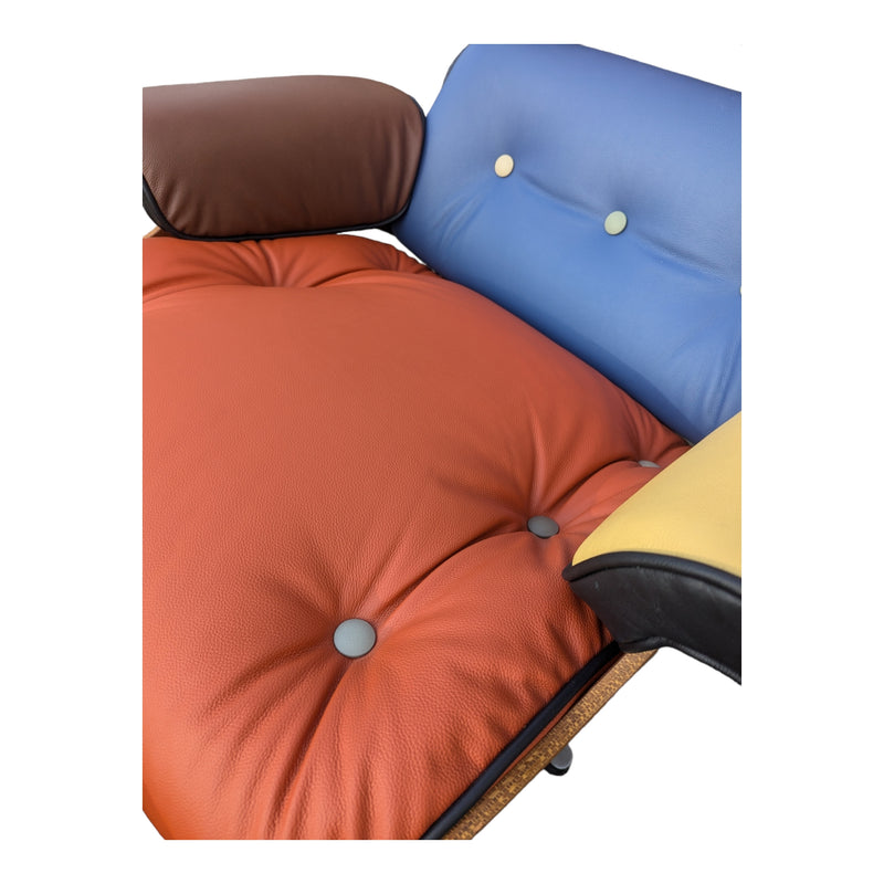 Charles Eames chairs with ottoman by New Style Upholstery Australian classic model by Andrew Freeman