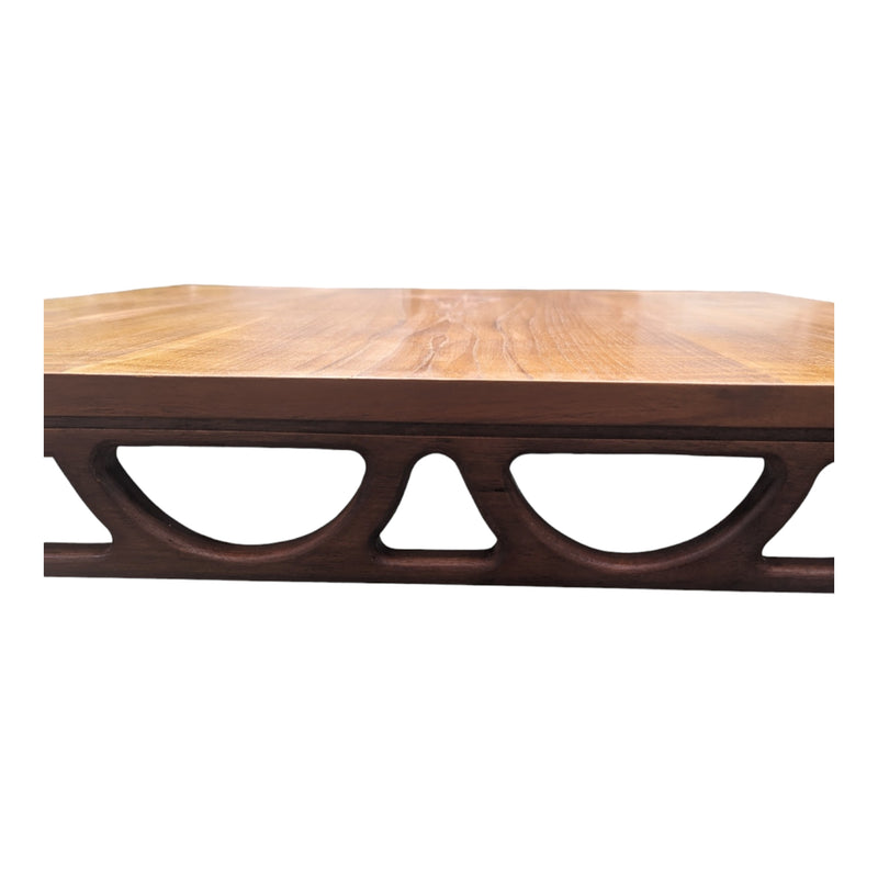 Original Avalon coffee table fully restored teak square large