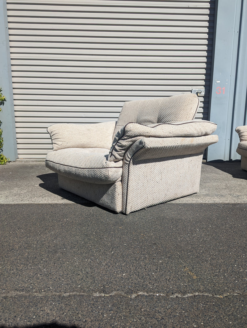 Post modern armchairs pair by Newstyle for Design Warehouse circa 88-90s