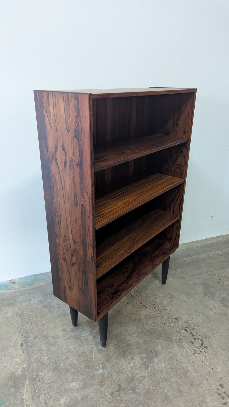 Vintage 1960s bookshelf bookcase adjustable shelves rosewood restored