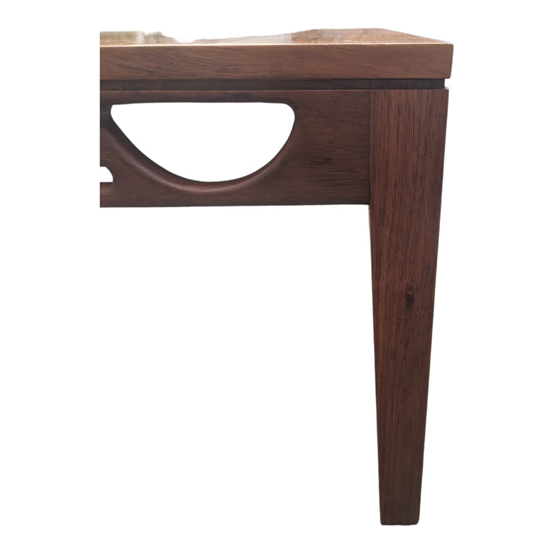Original Avalon coffee table fully restored teak square large