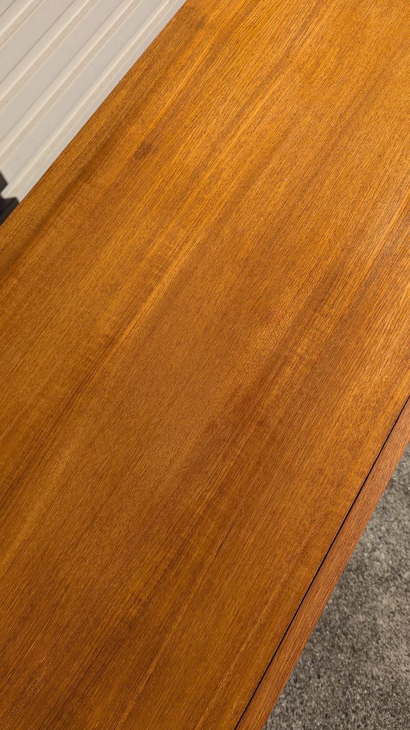 Parker dresser table console study desk small size 1970s full restored lip handle
