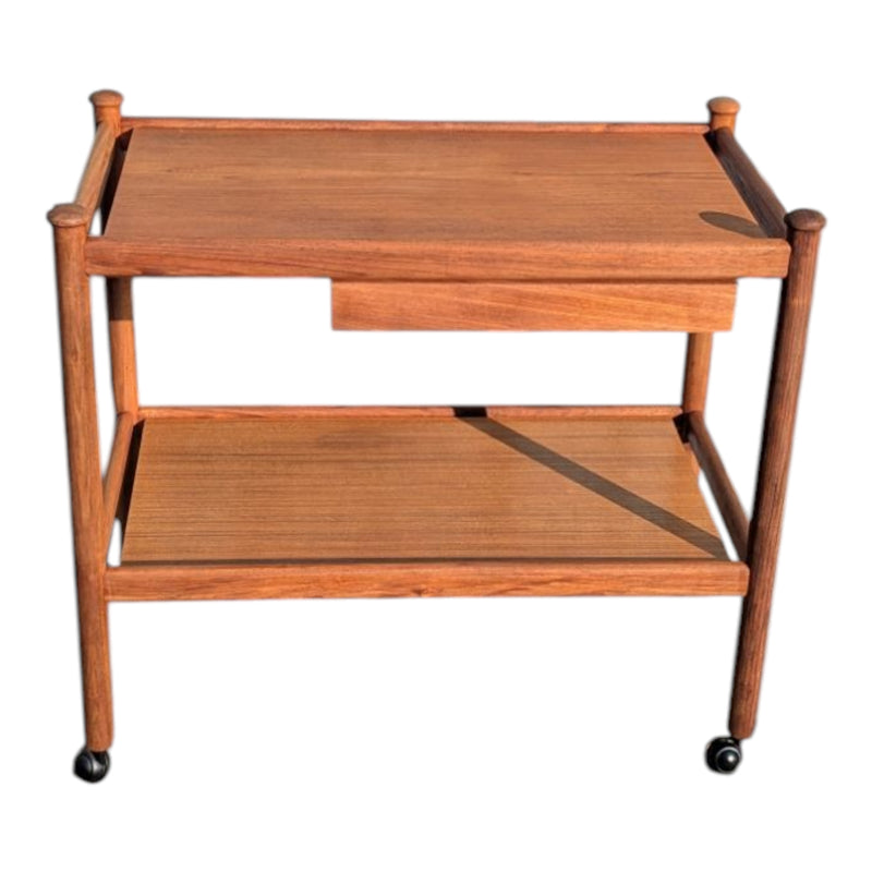 Authentic Genuine Bar Tea Trolley Parker 1960s MCM furniture