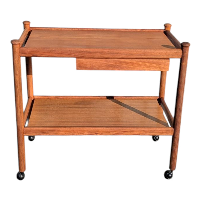 Authentic Genuine Bar Tea Trolley Parker 1960s MCM furniture