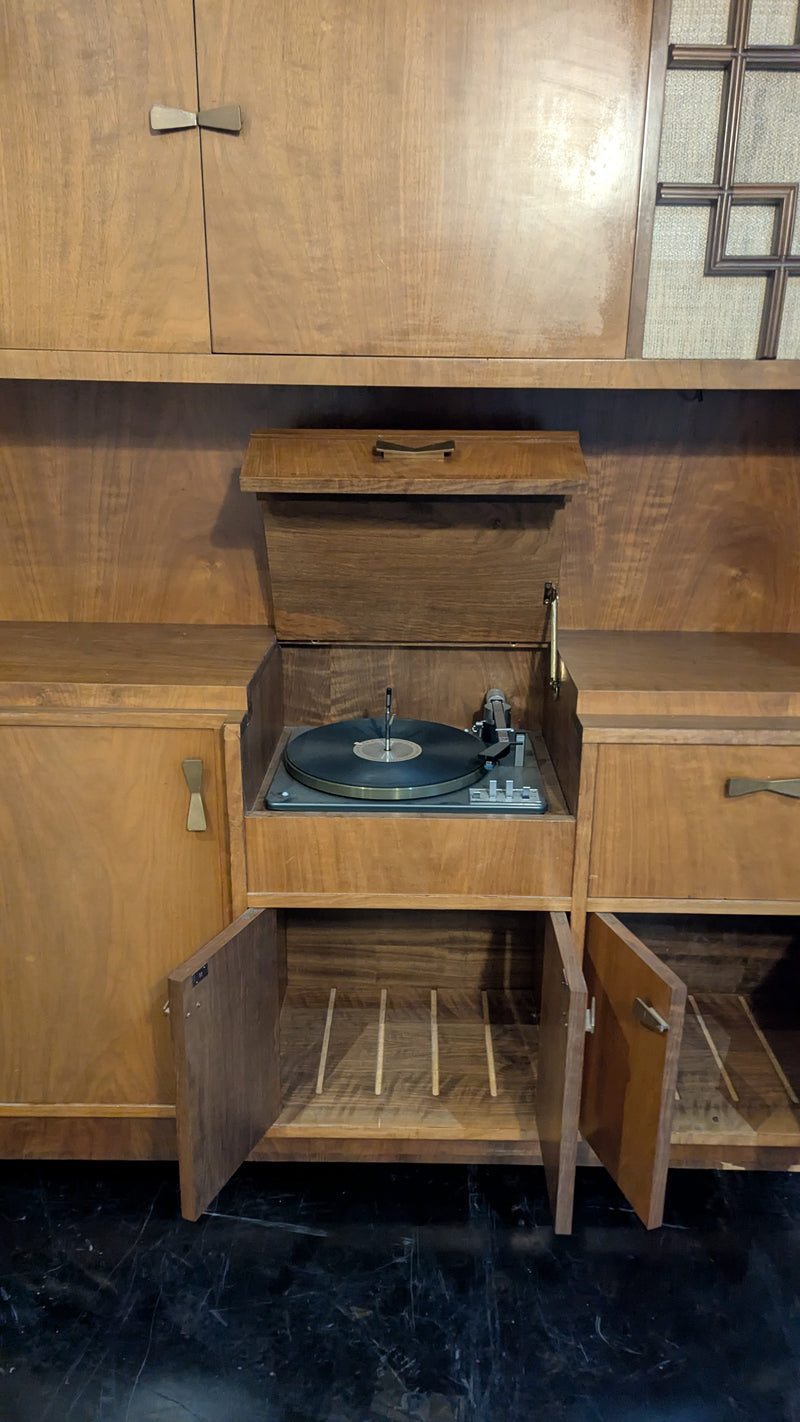 Rudowski MCM desk wall corner unit turntable radio sideboard 1965 bespoke rare