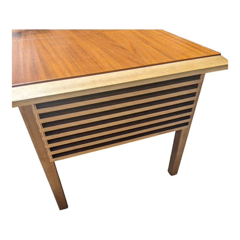 AWA cappuccino Radiogram mid century golden teak