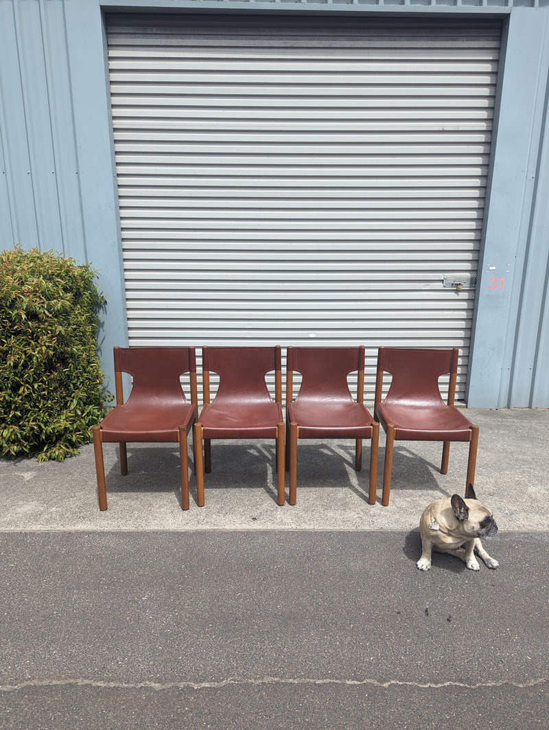 Authentic Flervilla dining chairs choose your own leather