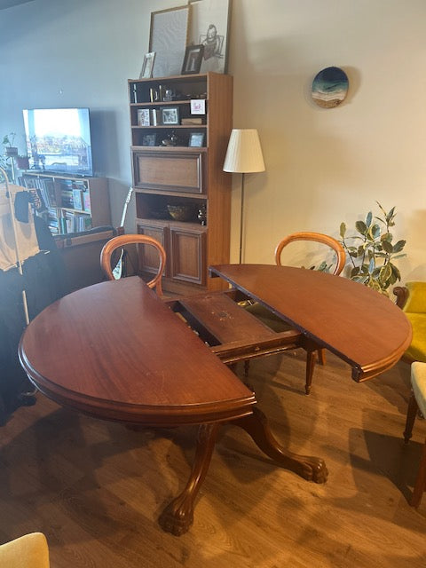 Restoration of antique dining table
