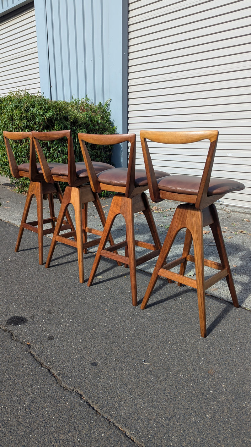 Restoration of original 1970s TH brown stools X 4