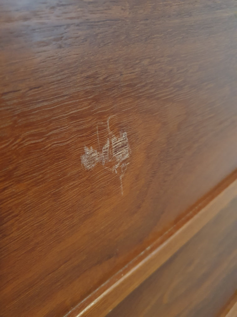 Restoration of chest of drawers bedhead