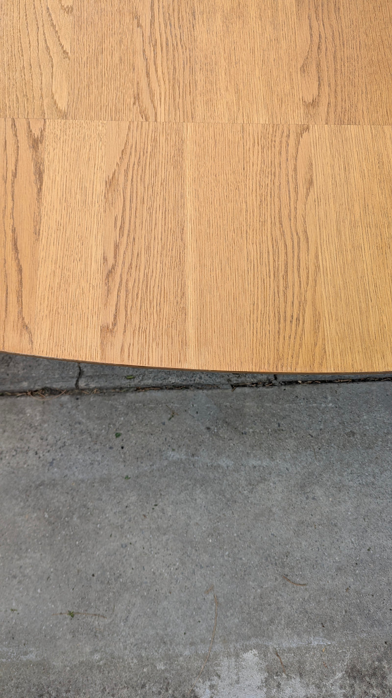 Vintage Ikea Stockholm coffee table oak refinished restored