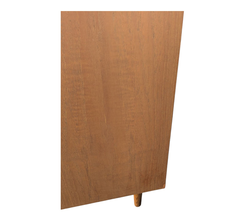Parker Sideboard Authentic Nordic 1960s “Cats Eyes” Vintage teak MCM 2 door, 4 drawer version