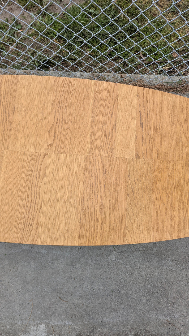Vintage Ikea Stockholm coffee table oak refinished restored