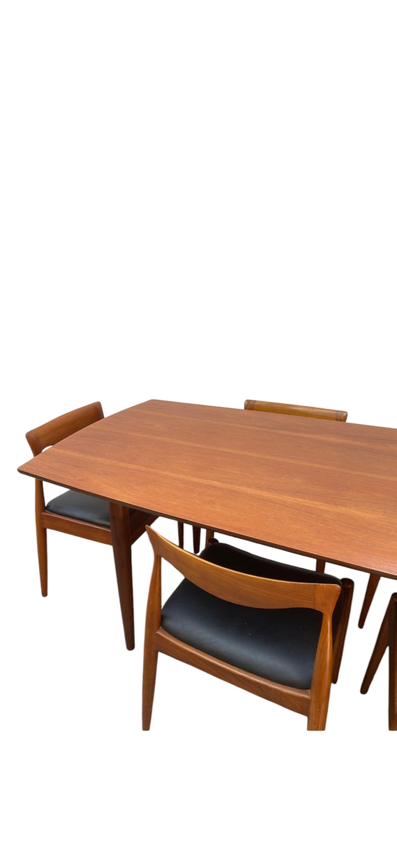 Construction of custom made Mid Century Dining Table Danish Deluxe design