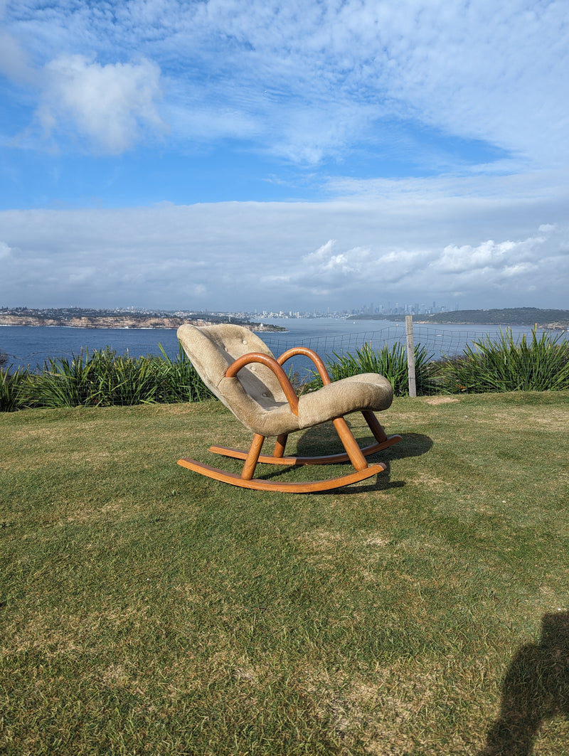 Arnold Masden clam rocking chair 1960s original genuine