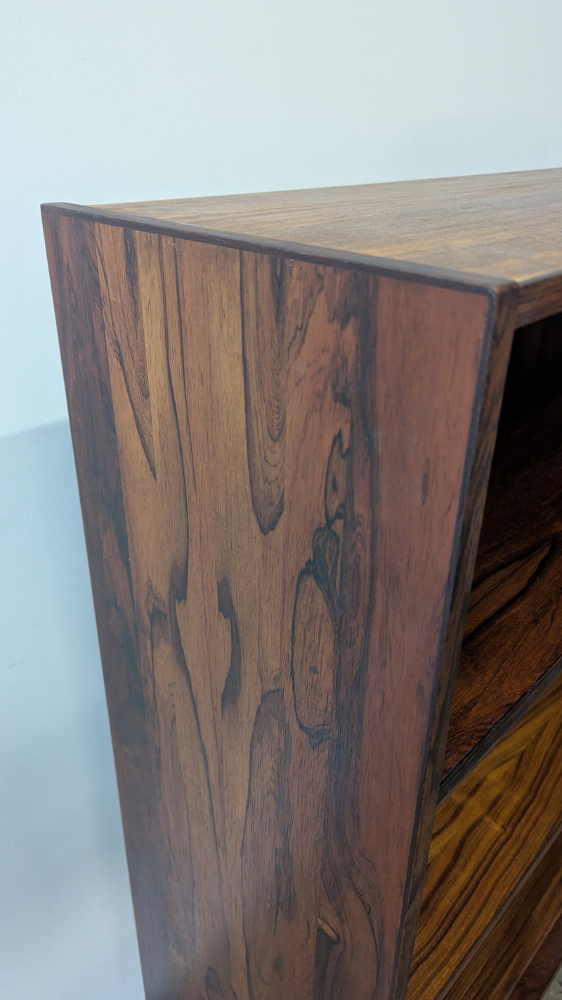 Vintage 1960s bookshelf bookcase adjustable shelves rosewood restored