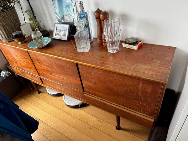 Restoration of sideboard Danish mid century mcm