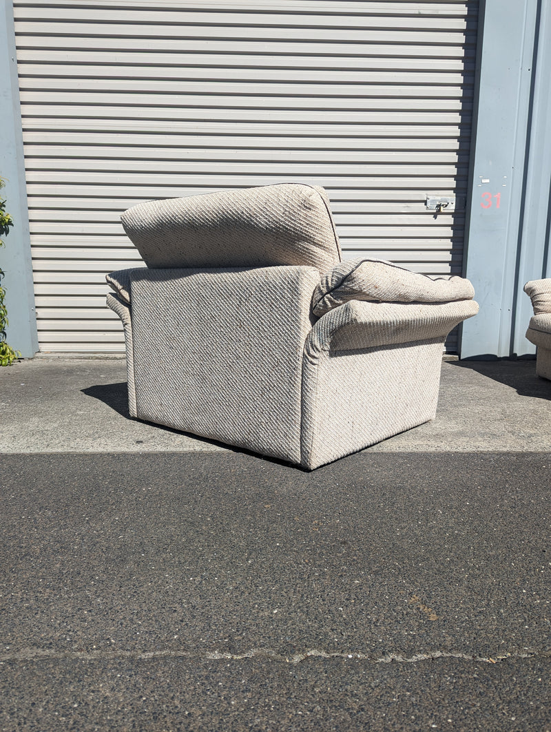 Post modern armchairs pair by Newstyle for Design Warehouse circa 88-90s