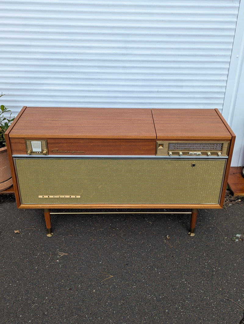 Philips Radiogram mid century restored RF1 model sideboard – Vintage Luxury