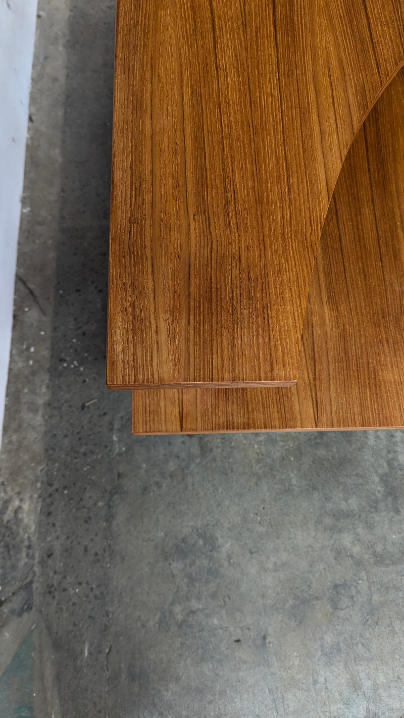 Parker original teak 1970s corner table MCM genuine