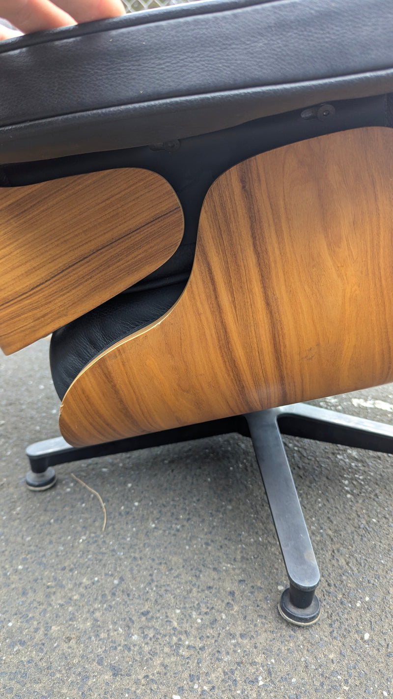 Restoration pair of Eames chairs replica