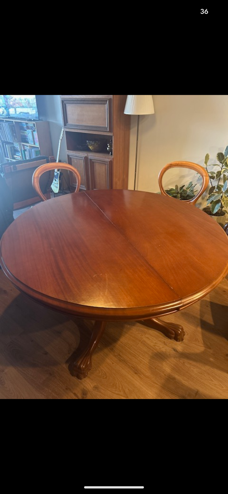 Restoration of antique dining table