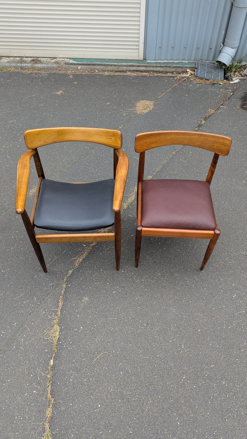 Pre order - Parker style dining chairs set of 6 or 8 with original Parker carvers matching