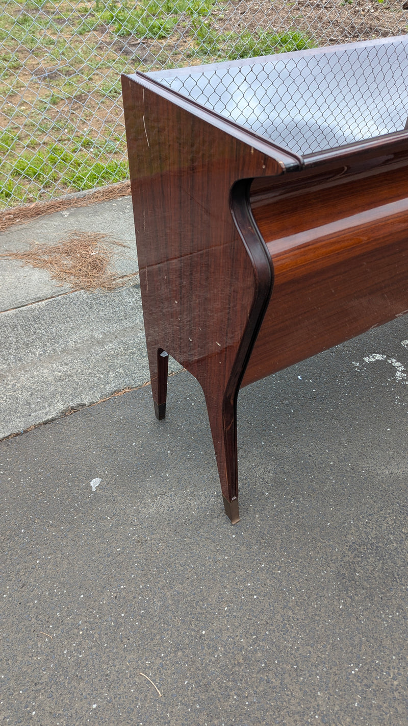 Osvaldo Borsani Rosewood Italian 1950s mid century sideboard hall table dresser