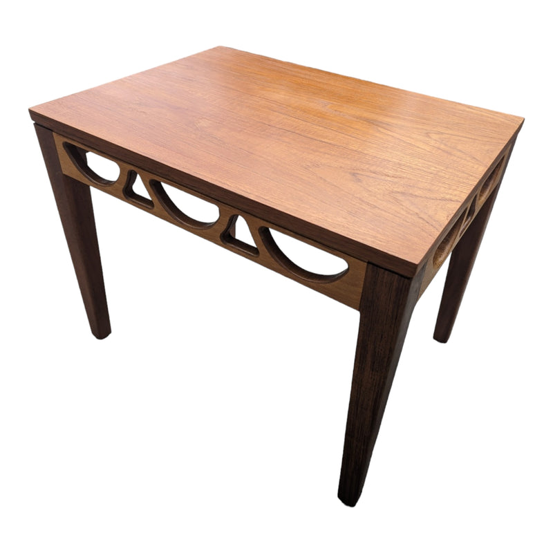 Original Avalon coffee table fully restored teak rectangle small