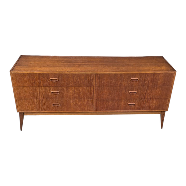 Parker style sideboard lowboy dresser mid century teak 1960s