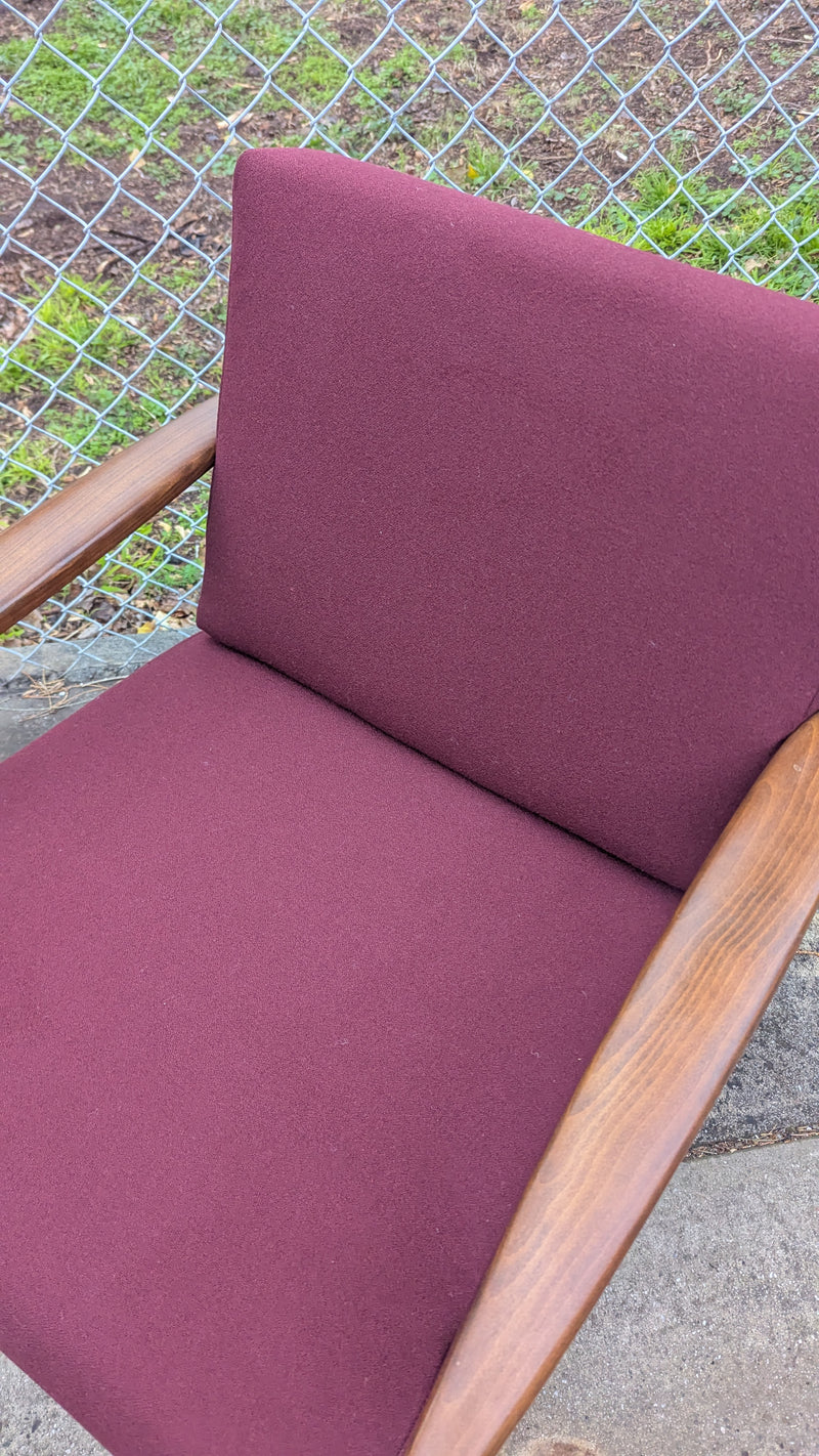 Restoration of mid century armchair made in Japan