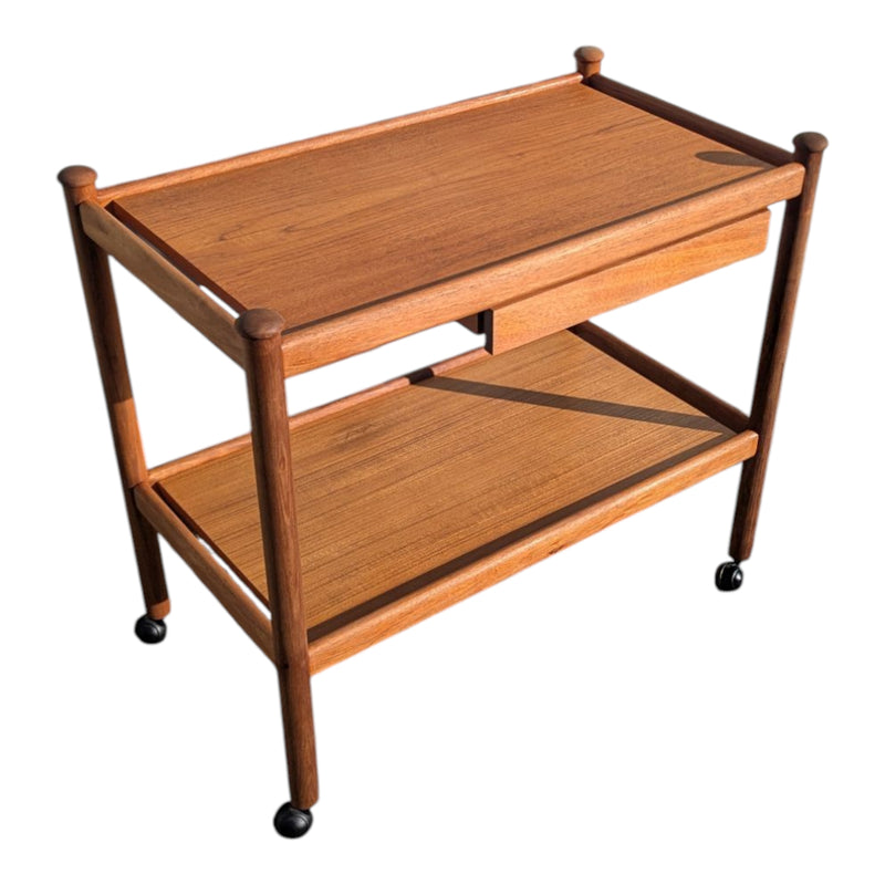 Authentic Genuine Bar Tea Trolley Parker 1960s MCM furniture